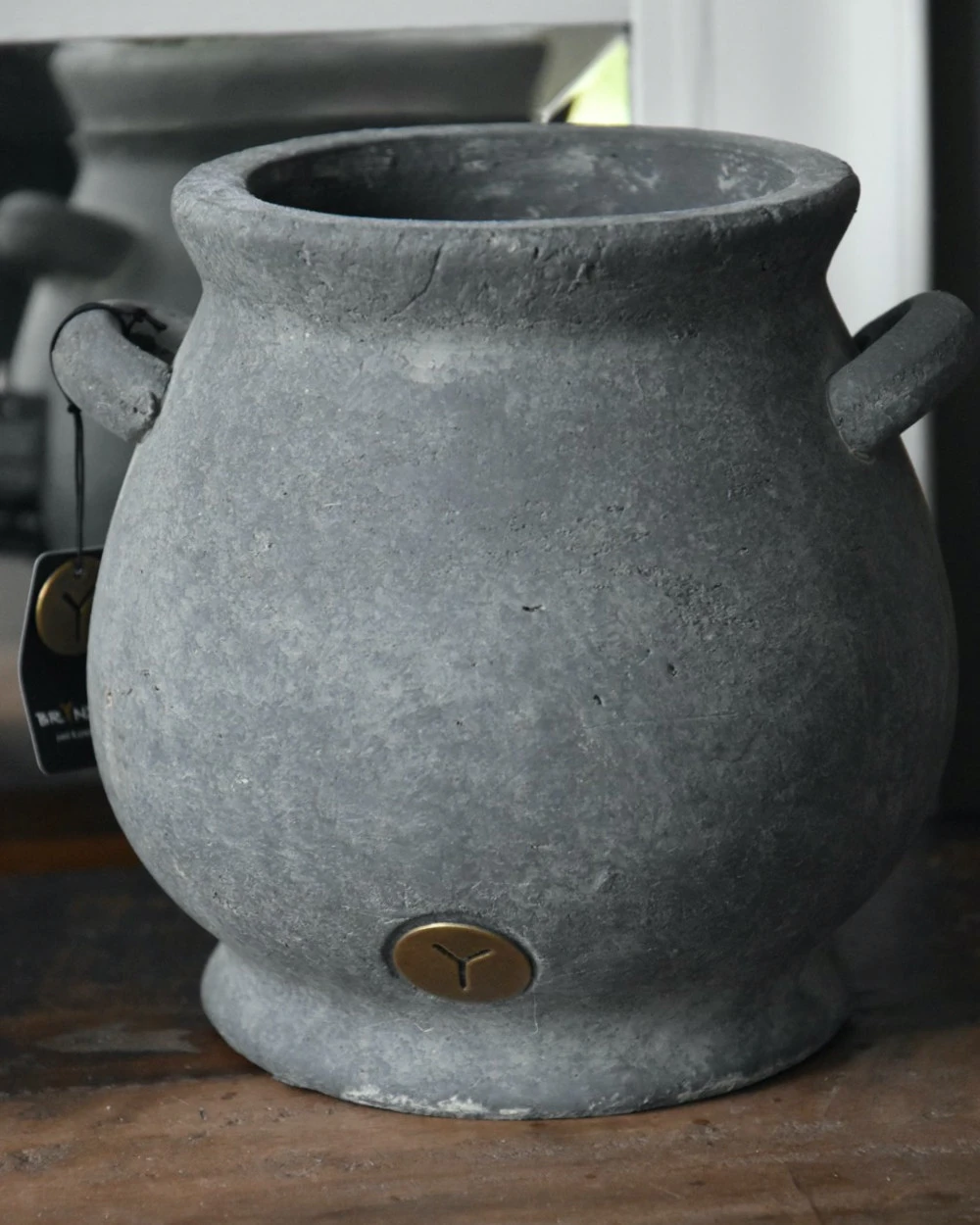 Bolle Kruik Pot Met Twee Oren En Brede Kraag, Majestic Brynxz 8 Bolle Kruik Pot Met Twee Oren En Brede Kraag, Majestic Brynxz - Afbeelding 6