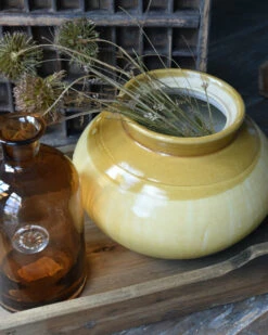 Bolle Handgemaakte Pot In Oud Oker Bruine Tinten, Unique IB Laursen -Bekend Decoratie Winkel bolle pot in oud oker bruine tinten unique ib laursen 1 4