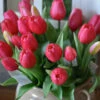 Bos Diep Roze Tulpen Real Touch, A 5 Stuks -Bekend Decoratie Winkel bos diep roze tulpen real touch a 5 stuks
