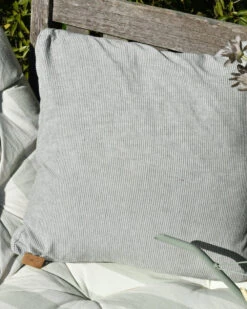 Box Kussenhoes Met Fijne Groene Strepen, IB Laursen