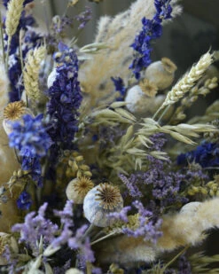 Droogbloem Pluk Boeket In Naturel Blauw Lila -Bekend Decoratie Winkel droogbloem pluk boeket in naturel blauw lila 2