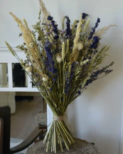 Droogbloem Pluk Boeket In Naturel Blauw Lila -Bekend Decoratie Winkel droogbloem pluk boeket in naturel blauw lila 3