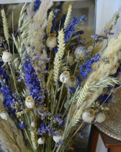Droogbloem Pluk Boeket In Naturel Blauw Lila -Bekend Decoratie Winkel droogbloem pluk boeket in naturel blauw lila 5