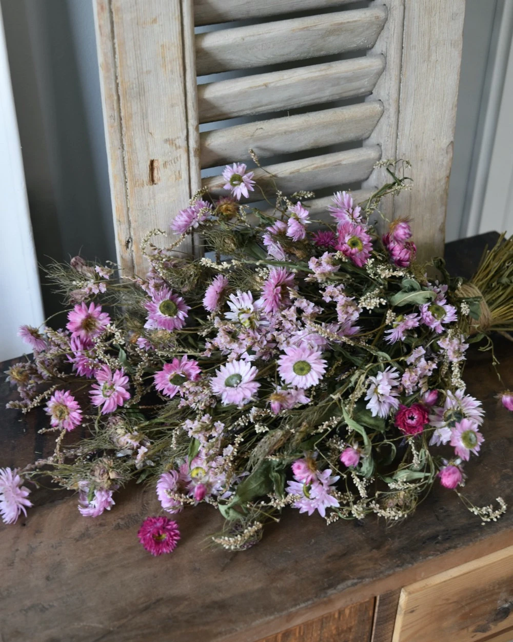 Droogbloem Toef In Fijn Roze Groen 8 Droogbloem Toef In Fijn Roze Groen - Afbeelding 6