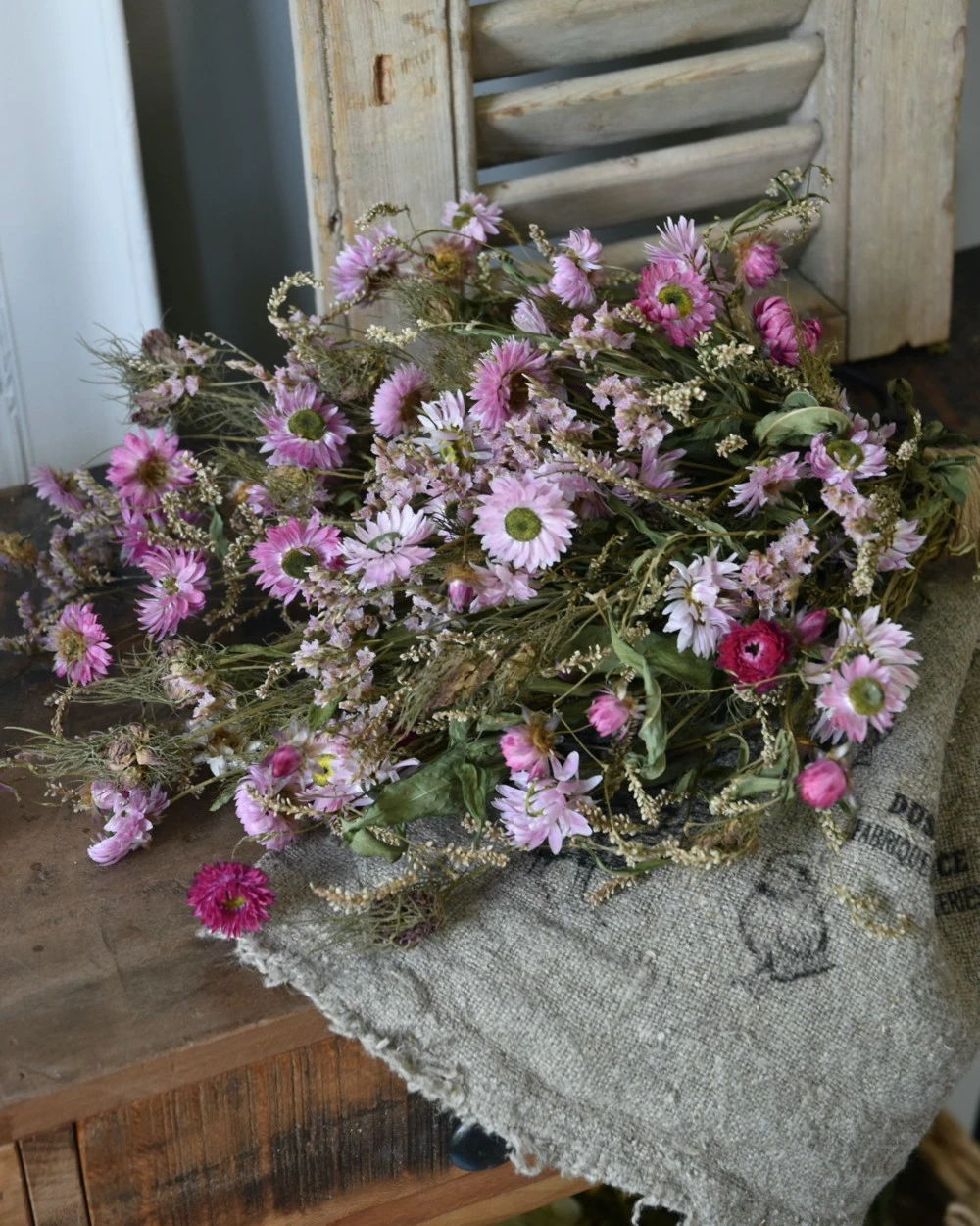 Droogbloem Toef In Fijn Roze Groen 3 Droogbloem Toef In Fijn Roze Groen