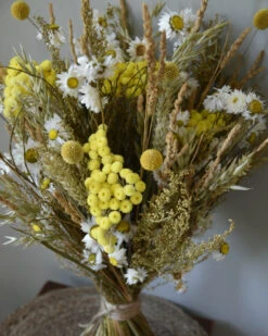 Droogbloemen Boeket In Naturel Geel En Wit -Bekend Decoratie Winkel droogbloemen boeket in naturel geel en wit 3