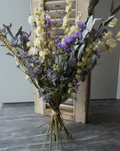 Droogbloemen Boeket Met O.a. Bougainvillea En Eucalyptus In Het Lila, Crème Grijs -Bekend Decoratie Winkel droogbloemen boeket met oa bougainvillea en eucalyptus in het lila creme grijs 6