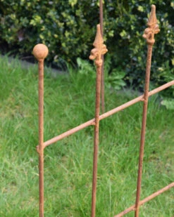 Ecoroest Hekje Met Franse Lelie Punten -Bekend Decoratie Winkel ecoroest hekje met franse lelie punten 5