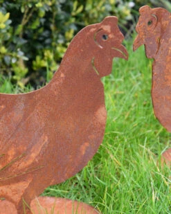 Ecoroest Silhouet Kip Tuindecoratie -Bekend Decoratie Winkel ecoroest silhouet kip tuindecoratie 2