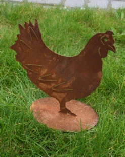 Ecoroest Silhouet Kip Tuindecoratie -Bekend Decoratie Winkel ecoroest silhouet kip tuindecoratie 3