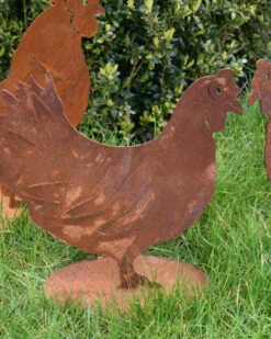 Ecoroest Silhouet Kip Tuindecoratie -Bekend Decoratie Winkel ecoroest silhouet kip tuindecoratie 5