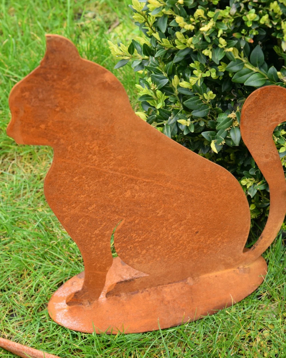 Ecoroest Tuindecoratie Kat Zitten Met Staart Omhoog 6 Ecoroest Tuindecoratie Kat Zitten Met Staart Omhoog - Afbeelding 4