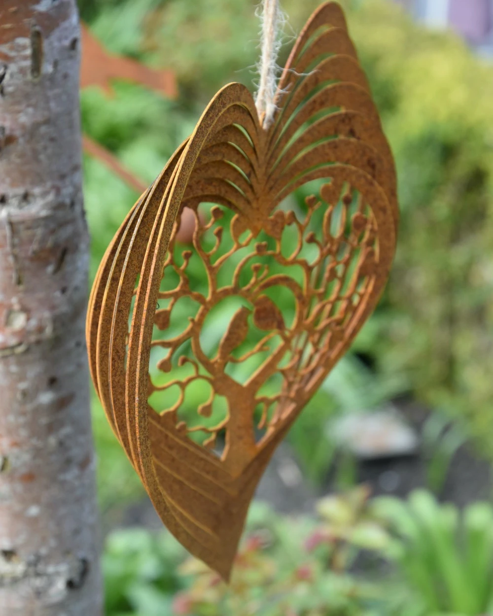 Ecoroest Windvanger Hart Met Hartjes Boom En Vogeltjes 4 Ecoroest Windvanger Hart Met Hartjes Boom En Vogeltjes - Afbeelding 2