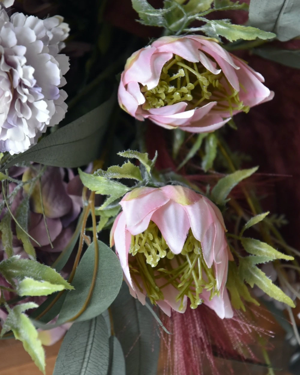 Engels Zijde Plukboeket In Lila Violet Tinten 7 Engels Zijde Plukboeket In Lila Violet Tinten - Afbeelding 5