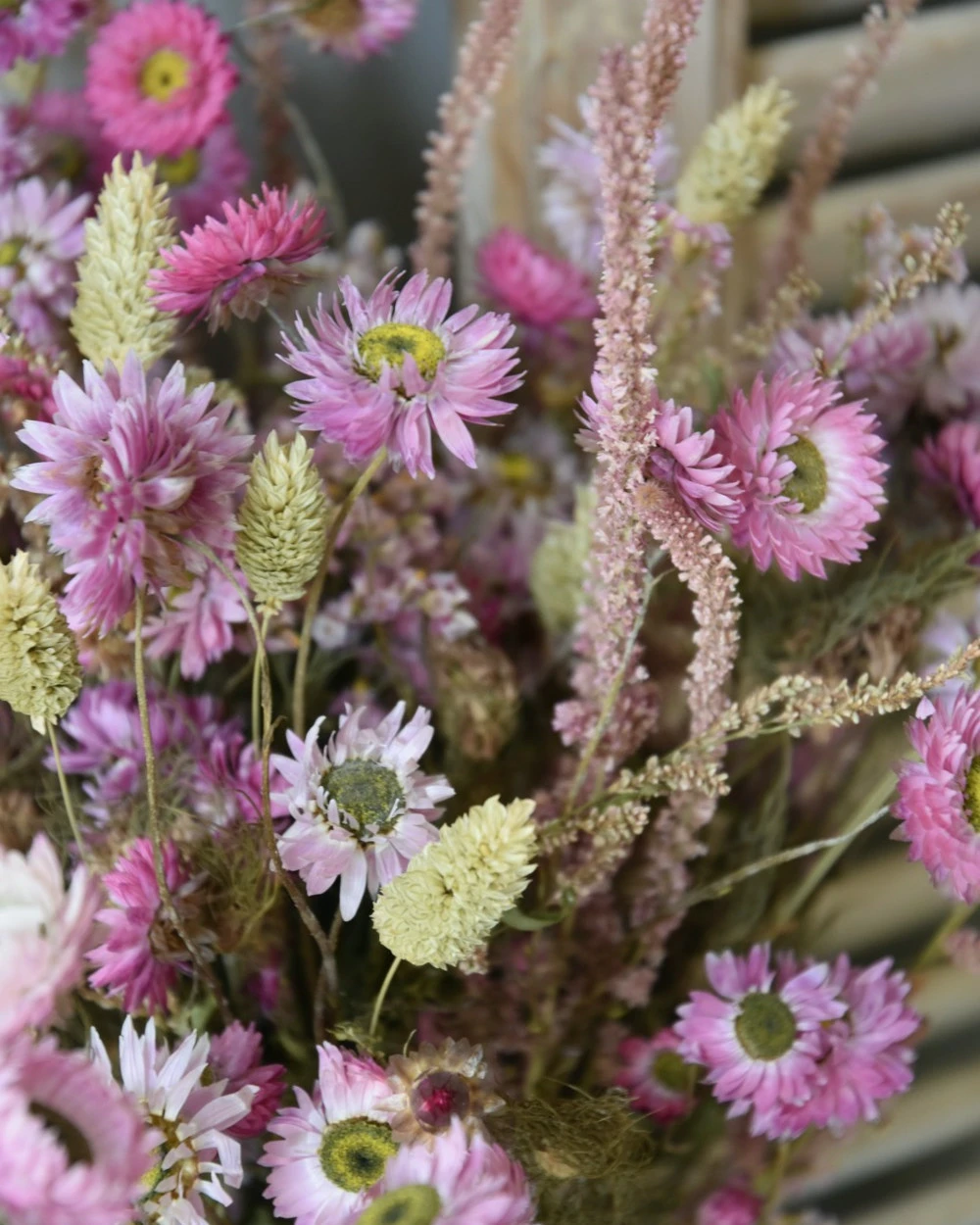 Fijn Droogbloemen Veld Boeket In Het Roze 8 Fijn Droogbloemen Veld Boeket In Het Roze - Afbeelding 6
