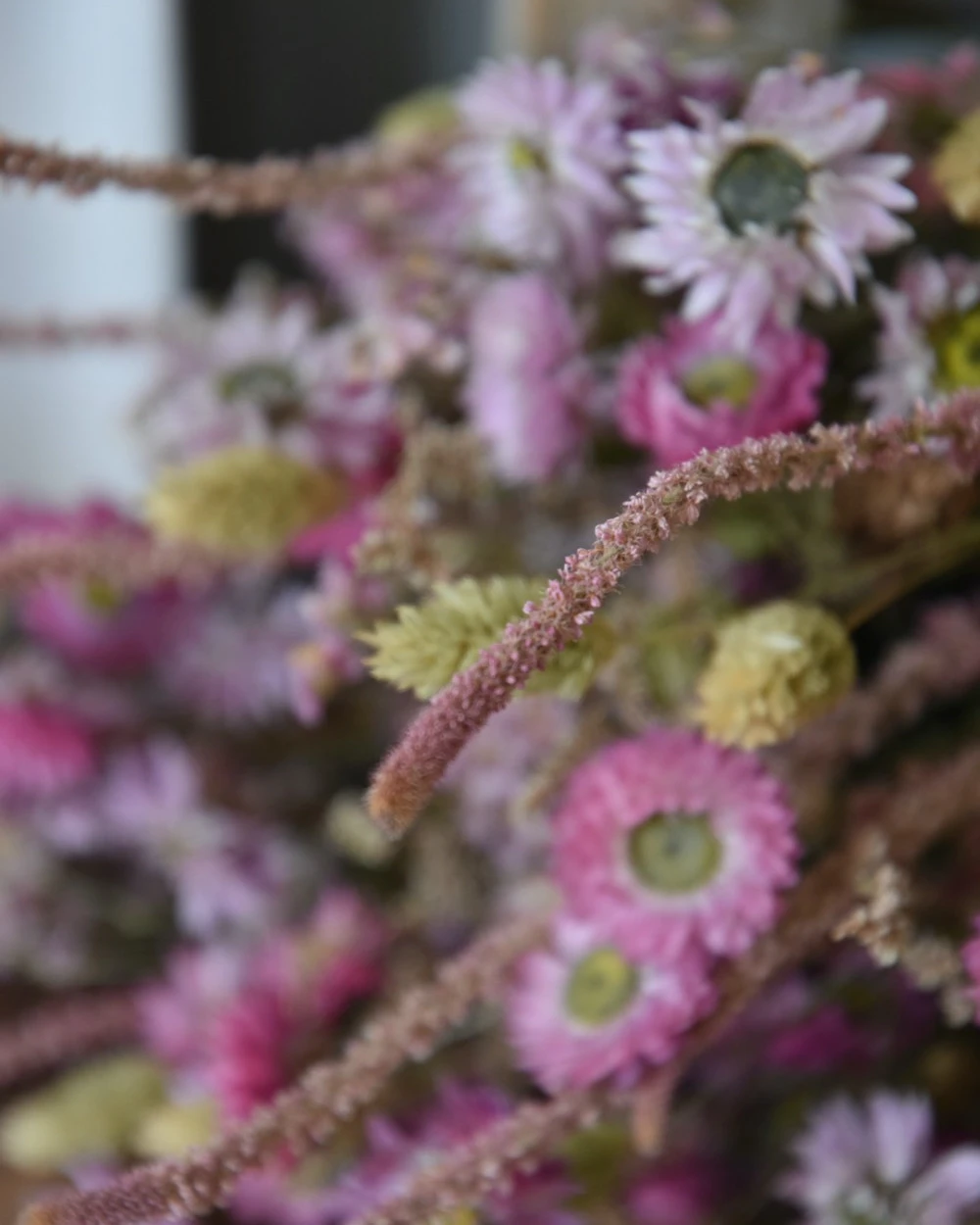 Fijn Droogbloemen Veld Boeket In Het Roze 9 Fijn Droogbloemen Veld Boeket In Het Roze - Afbeelding 7
