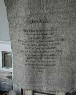 Gebed Shabby Doek Groot, Het Onze Vader Die In De Hemel Zijt -Bekend Decoratie Winkel gebed shabby doek groot het onze vader 6