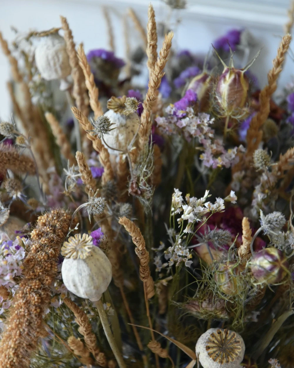 Gemengd Droogbloem Boeket In Naturel Lila Violet 8 Gemengd Droogbloem Boeket In Naturel Lila Violet - Afbeelding 6