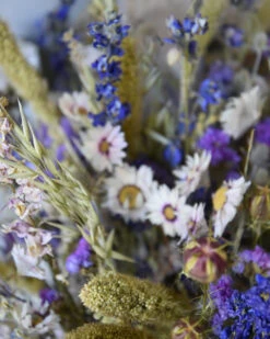 Gemengd Droogbloemen Boeket In Naturel Groen Lila En Blauw -Bekend Decoratie Winkel gemengd droogbloemen boeket in naturel groen lila en blauw 6