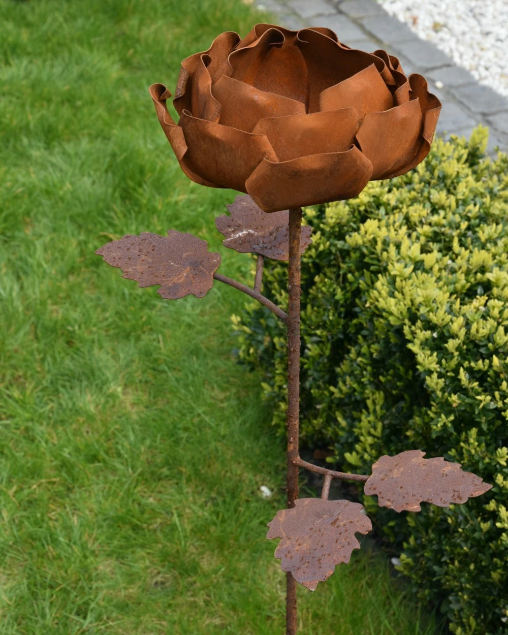 Gevulde Tuinroos Als Tuinprikker Ecoroest 6 Gevulde Tuinroos Als Tuinprikker Ecoroest - Afbeelding 4