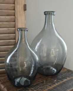 Glazen Ballon Vaas Met Grijze Gloed, IB Laursen 15 Glazen Ballon Vaas Met Grijze Gloed, IB Laursen -Bekend Decoratie Winkel glazen ballon vaas met grijze gloed groot ib laursen 6