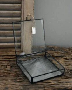 Glazen Kistje Met Zinken Bodem, IB Laursen 12 Glazen Kistje Met Zinken Bodem, IB Laursen -Bekend Decoratie Winkel glazen kistje met zinken bodem ib laursen 3