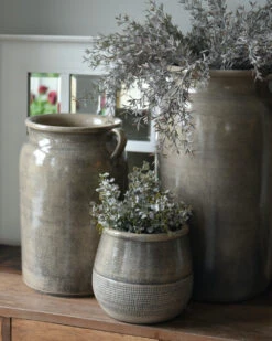 Grote Pot Kruik Met Oren Klei Grijs, IB Laursen -Bekend Decoratie Winkel grote pot kruik met oren klei grijs ib laursen 4