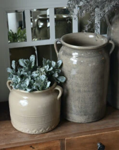 Grote Pot Kruik Met Oren Klei Grijs, IB Laursen -Bekend Decoratie Winkel grote pot kruik met oren klei grijs ib laursen 6