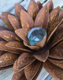 Grote Roest Bloem Met Waxinelicht Houder 10 Grote Roest Bloem Met Waxinelicht Houder -Bekend Decoratie Winkel grote roest bloem met waxinelicht houder 2