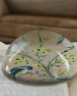 Halve Bol Van Glas Met Vogels In Pastel -Bekend Decoratie Winkel halve bol van glas met vogels in pastel 4