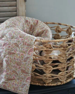 Handgemaakte Mand Met Cirkel Patroon, Groot -Bekend Decoratie Winkel handgemaakte mand met cirkel patroon groot 2