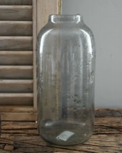 Hoge Vaas Met Bubbels, Zilvermetaal En Grijze Gloed -Bekend Decoratie Winkel hoge vaas met bubbels metaal en grijze gloed 5