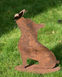 Hond Met Vlinder Op Z'n Neus Ecoroest Tuindecoratie -Bekend Decoratie Winkel hond met vlinder op z n neus ecoroest tuindecoratie 5