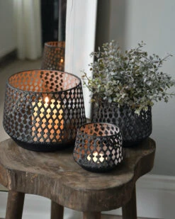 Houten Kruk Met Golvend Blad -Bekend Decoratie Winkel houten kruk met golvend blad 4