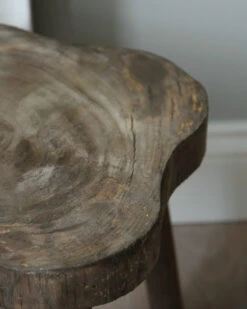 Houten Kruk Met Golvend Blad -Bekend Decoratie Winkel houten kruk met golvend blad 6