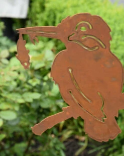 IJsvogel Met Visje Op Tak, Metalen Schroefvogel -Bekend Decoratie Winkel ijsvogel met visje op tak metalen schroefvogel 1 3