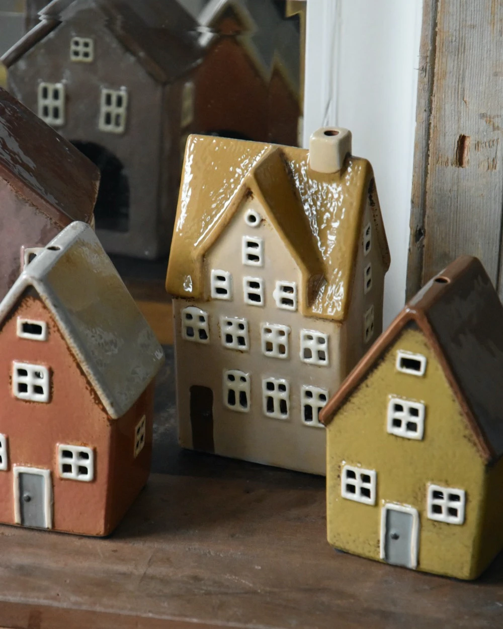 Keramiek Theelicht Huisje Nyhavn, IB Laursen 4 Keramiek Theelicht Huisje Nyhavn, IB Laursen - Afbeelding 2