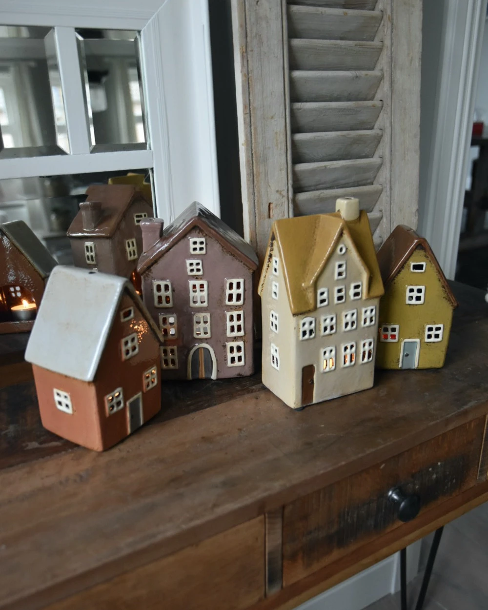 Keramiek Theelicht Huisje Nyhavn, IB Laursen 9 Keramiek Theelicht Huisje Nyhavn, IB Laursen - Afbeelding 7