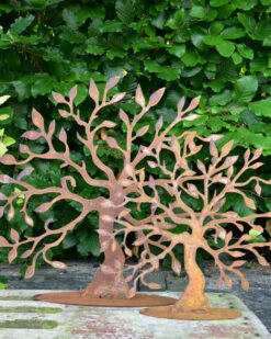 Kleine Boom Metaal Geroest