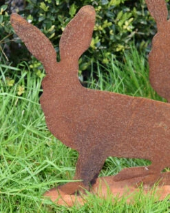 Konijn Met Gespitste Oren, Ecoroest Tuindecoratie -Bekend Decoratie Winkel konijn met gespitste oren ecoroest tuindecoratie 5