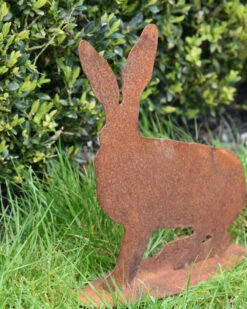 Konijn Met Gespitste Oren, Ecoroest Tuindecoratie -Bekend Decoratie Winkel konijn met gespitste oren ecoroest tuindecoratie 6