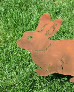 Konijn Van Roest Metaal Als Tuinsteker -Bekend Decoratie Winkel konijn van roest metaal als tuinsteker 5