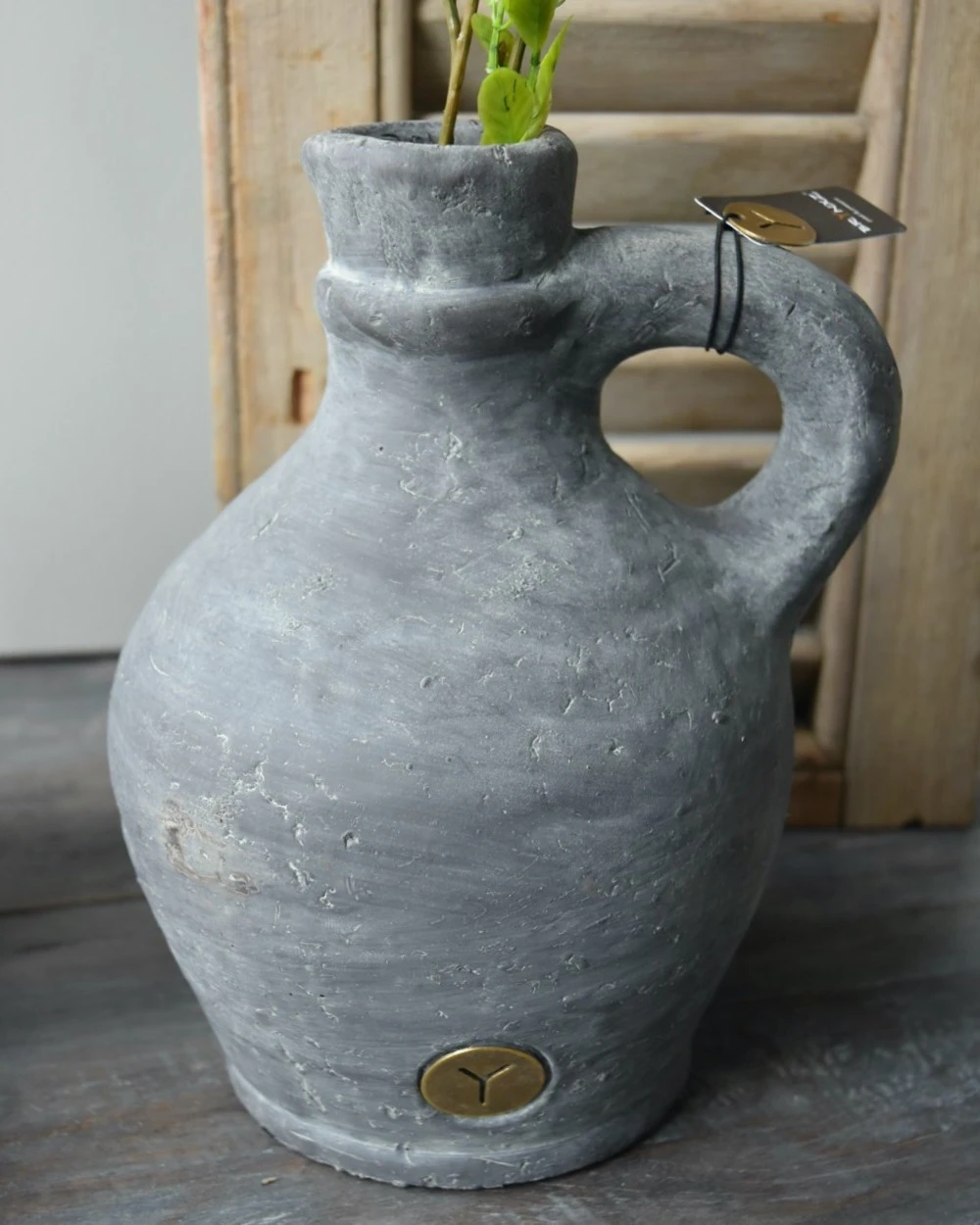 Kruik Kannetje Met Oor In Vintage Grijs Groot, Brynxz 8 Kruik Kannetje Met Oor In Vintage Grijs Groot, Brynxz - Afbeelding 6