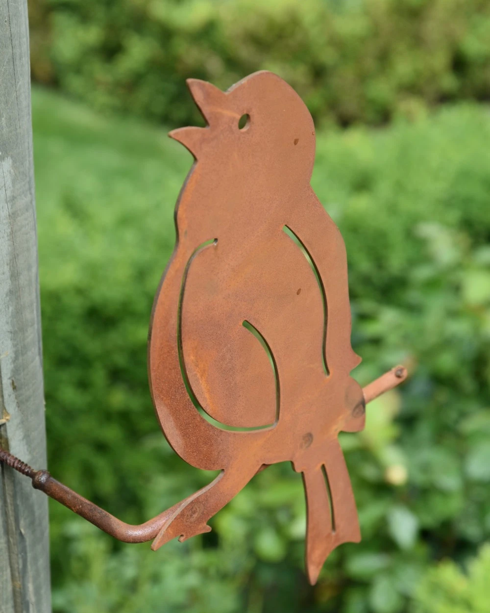 Kwetteraar Tuin Vogel Van Metaal Op Stok 6 Kwetteraar Tuin Vogel Van Metaal Op Stok - Afbeelding 4