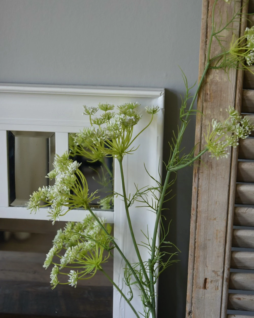 Lange Vertakte Bloementak Witte Dille 4 Lange Vertakte Bloementak Witte Dille - Afbeelding 2