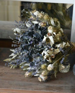 Lavendel Hortensia Biedermeier Droogbloemen Boeket 14 Lavendel Hortensia Biedermeier Droogbloemen Boeket -Bekend Decoratie Winkel lavendel hortensia biedermeier droogbloemen boeket 1 5