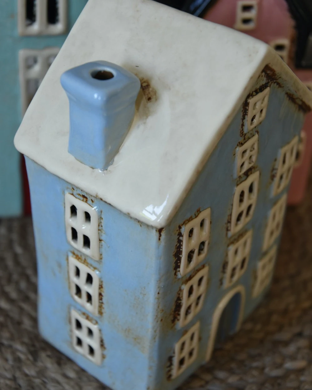 Licht Blauw Pakhuis Nyhavn, Theelicht Huisje IB Laursen 5 Licht Blauw Pakhuis Nyhavn, Theelicht Huisje IB Laursen - Afbeelding 3