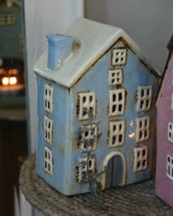 Licht Blauw Pakhuis Nyhavn, Theelicht Huisje IB Laursen