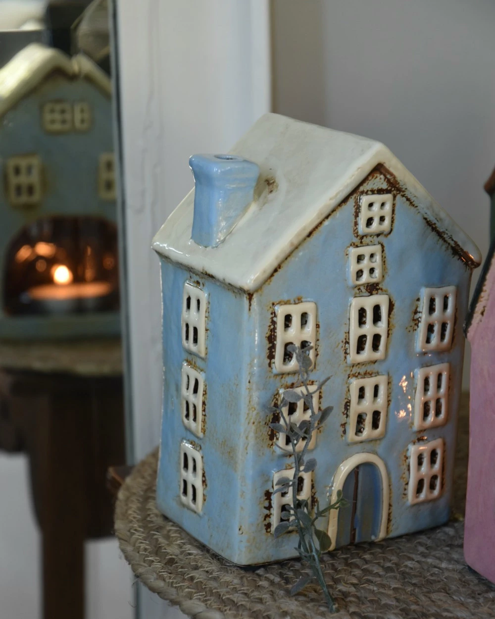 Licht Blauw Pakhuis Nyhavn, Theelicht Huisje IB Laursen 7 Licht Blauw Pakhuis Nyhavn, Theelicht Huisje IB Laursen - Afbeelding 5