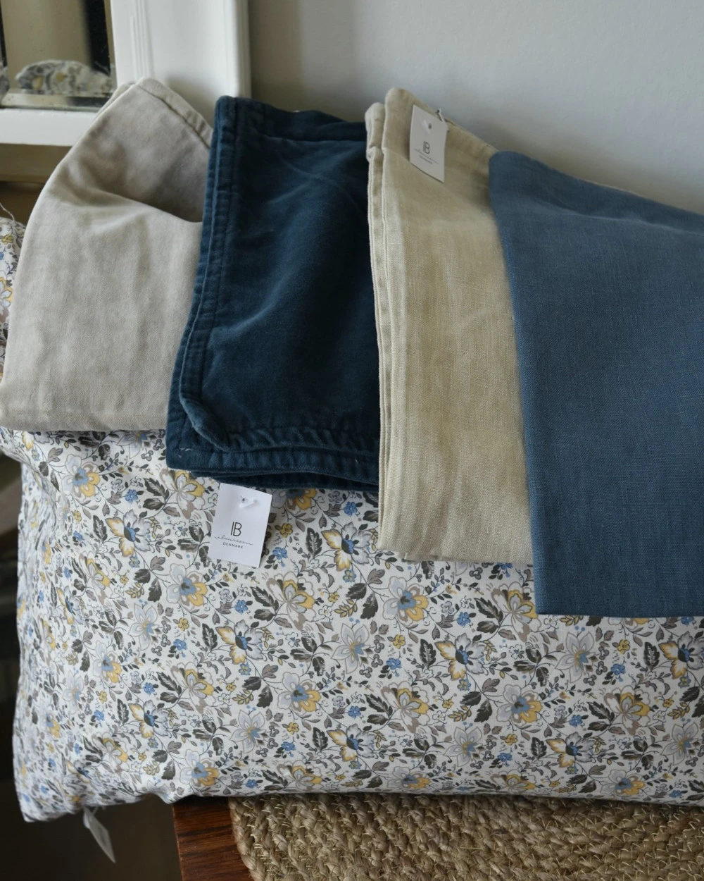 Linnenlook Kussen Hoes Fog, IB Laursen 4 Linnenlook Kussen Hoes Fog, IB Laursen - Afbeelding 2